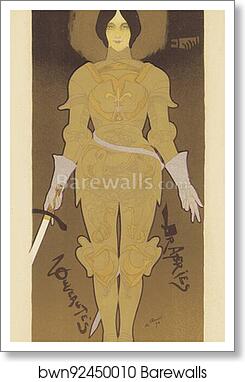 Le Magasin de Nouveautés "A Jeanne d'Arc", à Carcassonne by Georges De Feure, Art Print