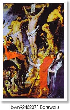 Christ on the Cross by Peter Paul Rubens, Art Print