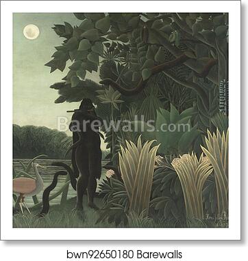 The Snake Charmer by Henri Rousseau, Art Print
