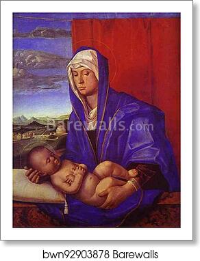 Madonna and Child by Giovanni Bellini, Art Print