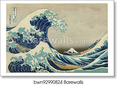 The Great Wave off Kanagawa by Katsushika Hokusai, Art Print The Great Wave off Kanagawa by Katsushika Hokusai, Art Print