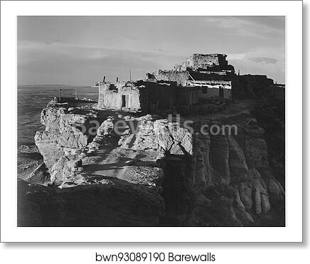 Walpi, Arizona, 1941..  Photographs of National Parks and Monuments, compiled 1941 - 1942, documenting the period ca. 1933 - 1942 by Ansel Adams (1902-1984), Art Print