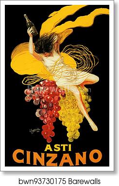 Asti Cinzano (1920) by Leonetto Cappiello, Art Print