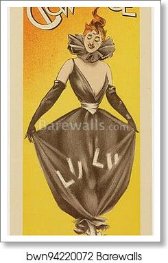 "Entrée de Clownesse", par Félicien Champsaur by E. Charle Lucas, Art Print