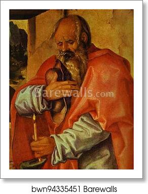 The Nativity. Detail by Hans Baldung, Called Grien, Art Print