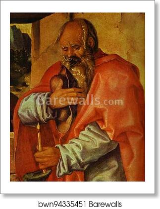 The Nativity. Detail by Hans Baldung, Called Grien, Art Print The Nativity. Detail by Hans Baldung, Called Grien, Art Print