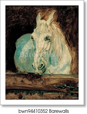 The White Horse "Gazelle", 1881 by Henri De Toulouse-Lautrec, Art Print
