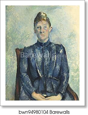 Portrait of Madame Cézanne by Paul Cézanne, Art Print