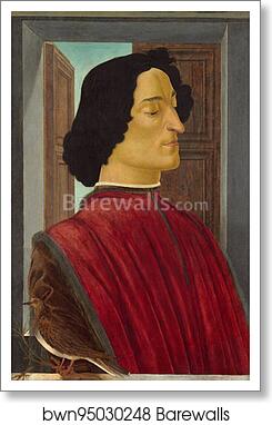 Giuliano de' Medici by Sandro Botticelli, Art Print