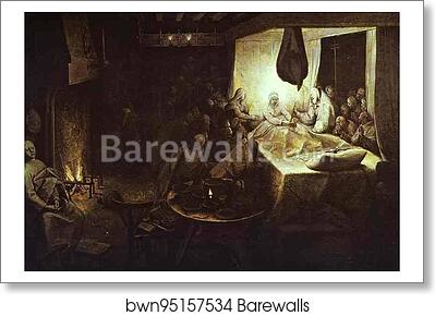 The Death of the Virgin by Pieter Bruegel The Elder, Art Print The Death of the Virgin by Pieter Bruegel The Elder, Art Print