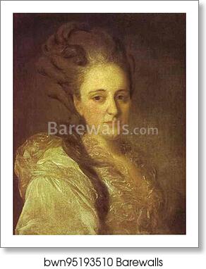 Portrait of V. A. Obreskova by Fedor Rokotov, Art Print