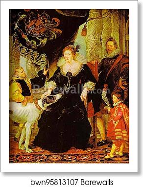 Portrait of Alathea Howard, Countess of Arundel, née Talbot. Detail by Peter Paul Rubens, Art Print