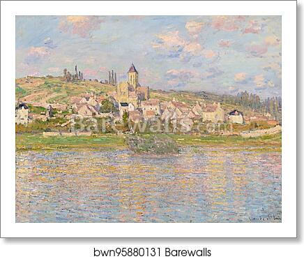 Vétheuil by Claude Monet, Art Print