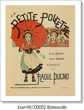 L'opérette "la Petite Poucette" by Louis-Maurice Boutet De Monvel, Art Print