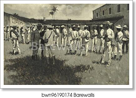 Disbanding Gomez' Army by Frederic Remington, Art Print