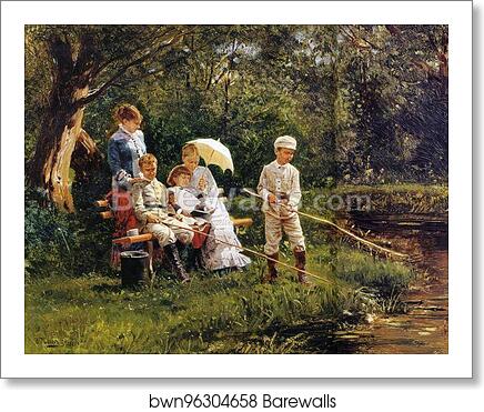 On a Hot Day by Vladimir Makovsky, Art Print