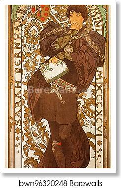 Lorenzaccio by Alphonse Mucha, Art Print