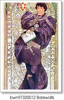 Lorenzaccio by Alphonse Mucha, Art Print