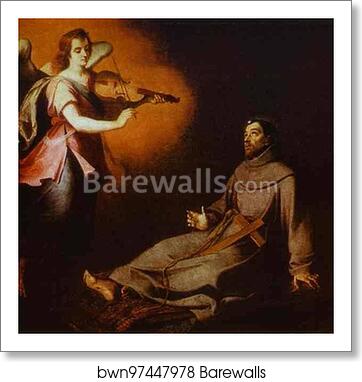 Vision to St. Francis by Bartolomé Esteban Murillo, Art Print Vision to St. Francis by Bartolomé Esteban Murillo, Art Print