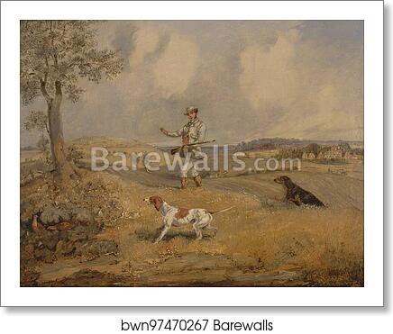 Partridge Shooting by Henry Thomas Alken, Art Print