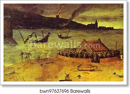 The Triumph of Death. Detail by Pieter Bruegel The Elder, Art Print The Triumph of Death. Detail by Pieter Bruegel The Elder, Art Print