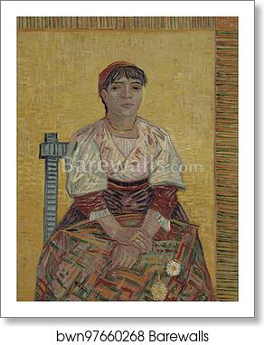 The Italian Woman by Vincent Van Gogh, Art Print