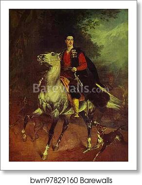 Portrait of A. N. Demidov, Prince of San-Donato by Karl Brulloff, Art Print
