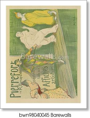 Les "Affiches artistiques Pierrefort" by Henri-Gabriel Ibels, Art Print