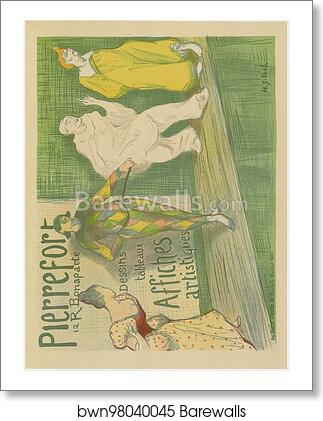 Les "Affiches artistiques Pierrefort" by Henri-Gabriel Ibels, Art Print Les "Affiches artistiques Pierrefort" by Henri-Gabriel Ibels, Art Print