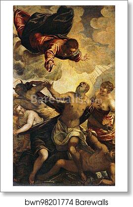 Temptation of Saint Anthony by Jacopo Robusti, Called Tintoretto, Art Print Temptation of Saint Anthony by Jacopo Robusti, Called Tintoretto, Art Print