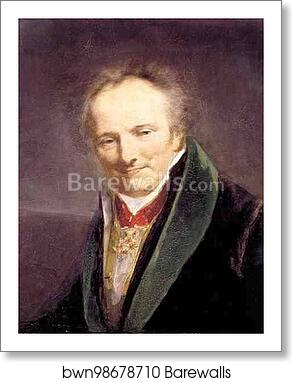 Portrait of Baron Vivant Denon (1747-1825) by Pierre-Paul Prud'Hon, Art Print Portrait of Baron Vivant Denon (1747-1825) by Pierre-Paul Prud'Hon, Art Print