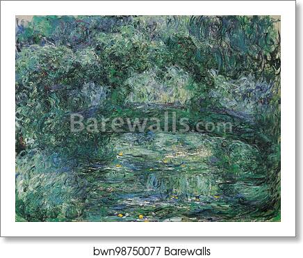 The Japanese Bridge by Claude Monet, Art Print
