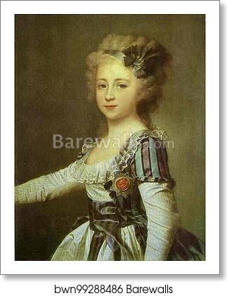 Portrait of Grand Duchess Elena Pavlovna as a Child by Dmitry Levitzky, Art Print Portrait of Grand Duchess Elena Pavlovna as a Child by Dmitry Levitzky, Art Print