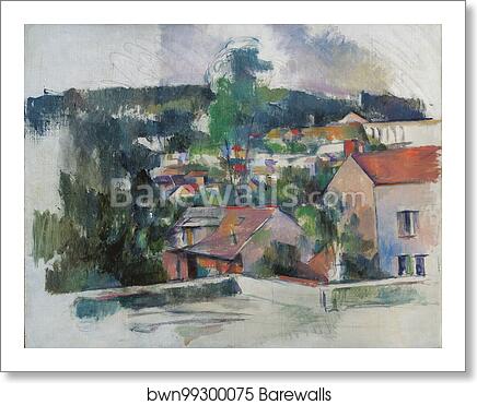 Landscape by Paul Cézanne, Art Print