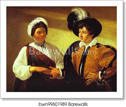 The Fortune-Teller by Caravaggio, Art Print
