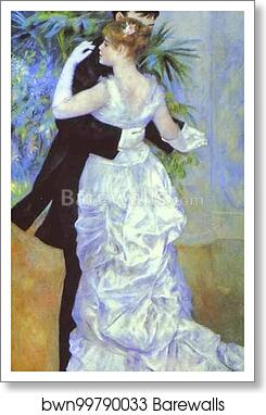 City Dance (Suzanne Valadon and Eugène Pierre Lestringuez) by Pierre-Auguste Renoir, Art Print