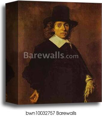 Portrait of a Man by Frans Hals, Canvas Print