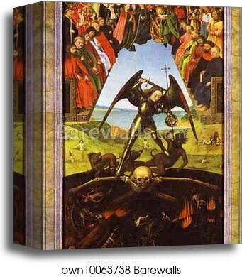 The Last Judgement by Petrus Christus, Canvas Print