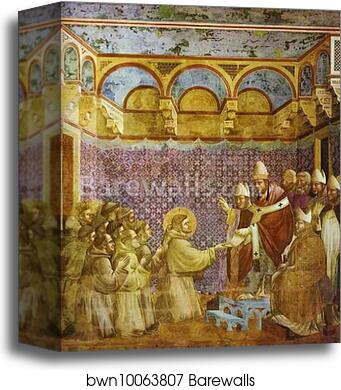 The Confirmation of the Rule by Giotto, Canvas Print