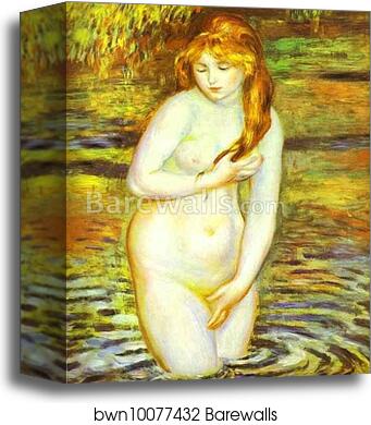 The Bather (After the Bath) by Pierre-Auguste Renoir, Canvas Print The Bather (After the Bath) by Pierre-Auguste Renoir, Canvas Print