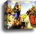 The Vision of St. Bernard by Fra Bartolommeo, Canvas Print