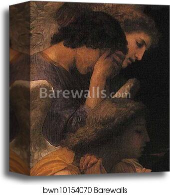 Pieta. Detail by William-Adolphe Bouguereau, Canvas Print