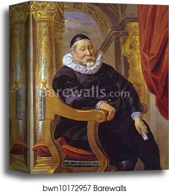 Portrait of a 73-year-old Man by Jacob Jordaens, Canvas Print