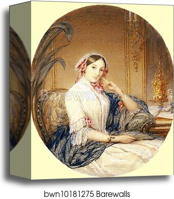 Portrait of Grand Duchess Maria Nikolaevna by Christina Robertson, Canvas Print Portrait of Grand Duchess Maria Nikolaevna by Christina Robertson, Canvas Print
