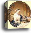 Portrait of Grand Duchess Maria Nikolaevna by Christina Robertson, Canvas Print