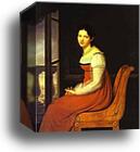 Portrait of Princess V. S. Dolgorukaya by Henri Francois Riesener, Canvas Print