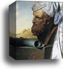 Elizabeth, Lady Blunt. Detail by George Romney, Canvas Print