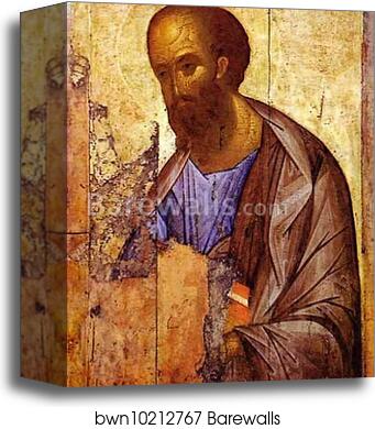 Apostle Paul by Andrei Rublev, Canvas Print