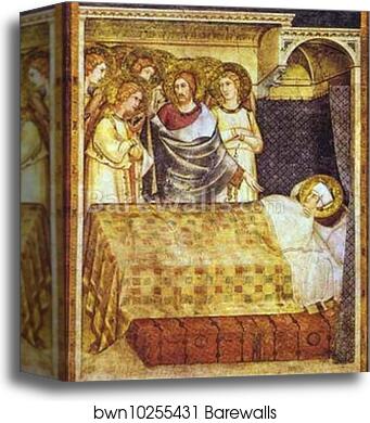 St. Martin's Dream by Simone Martini, Canvas Print