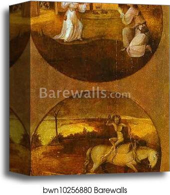 Mankind Beset by Devils by Hieronymus Bosch, Canvas Print